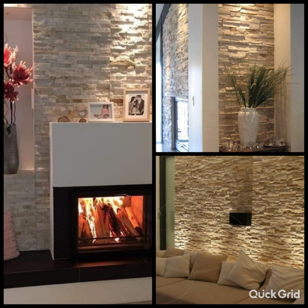 Maçonnerie Maen Roch cheminee