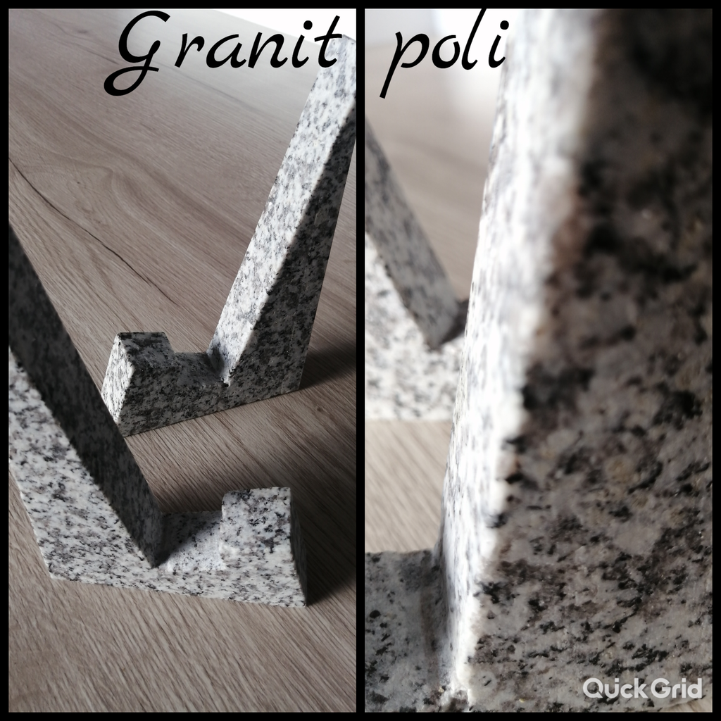 Maçonnerie Maen Roch pied poli granit 1