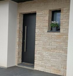 Paysagiste Maen Roch Parement en pierre : intérieur/extérieur 8 Maçonnerie Maen Roch