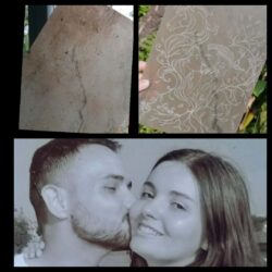 Paysagiste Maen Roch Gravure sur ardoise 7 Maçonnerie Maen Roch