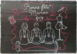 Paysagiste Maen Roch Gravure sur ardoise 2 Maçonnerie Maen Roch